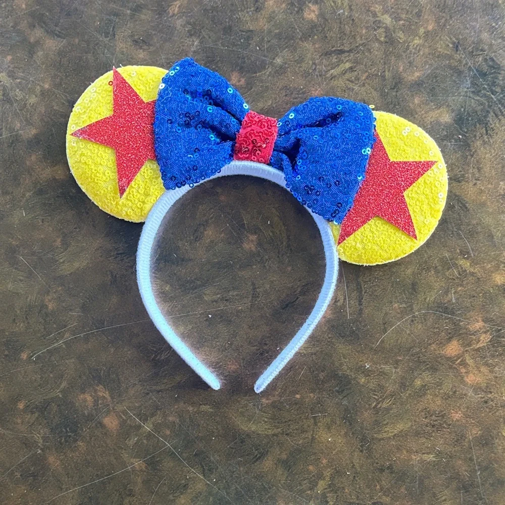 Sequin Pixar Ball Themed Mouse Ears Headband